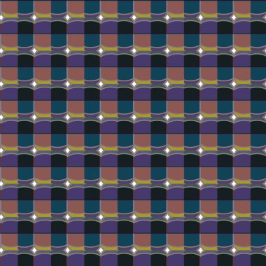 Geometrik şekilli kusursuz desen vektör çizimi