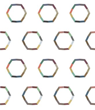 geometrik şekilli kusursuz desen