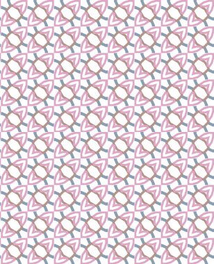 Geometrik şekilli kusursuz desen vektör çizimi