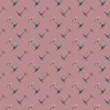 geometrik şekilli kusursuz desen