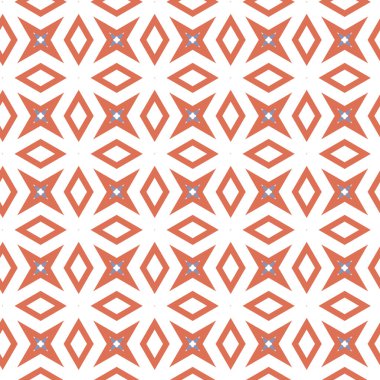 Geometrik şekilli kusursuz desen vektör çizimi