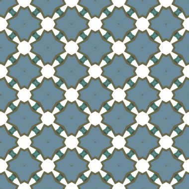 Geometrik şekilli kusursuz desen vektör çizimi