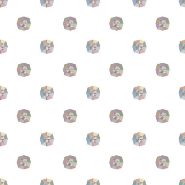 Geometrik şekilli kusursuz desen vektör çizimi