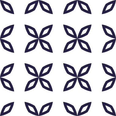 Geometrik şekilli kusursuz desen vektör çizimi