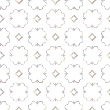 Geometrik şekilli kusursuz desen vektör çizimi