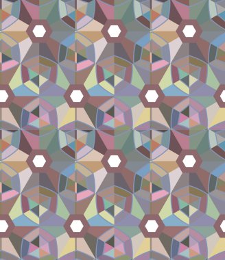geometrik şekilli kusursuz desen