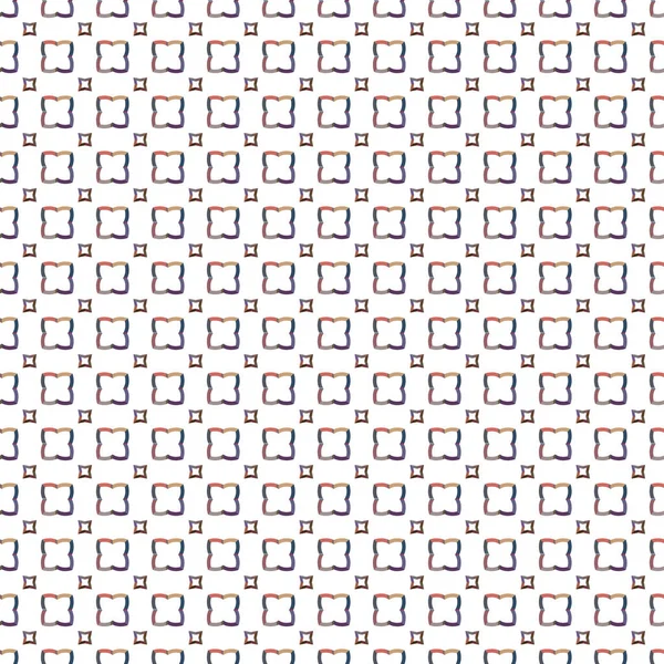 Nahtlose Muster Mit Geometrischen Formen Vektorillustration — Stockvektor