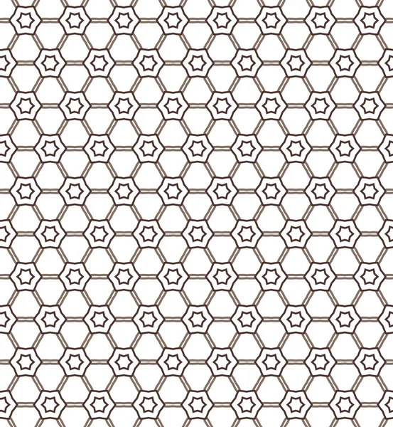 Nahtlose Muster Mit Geometrischen Formen Vektorillustration — Stockvektor