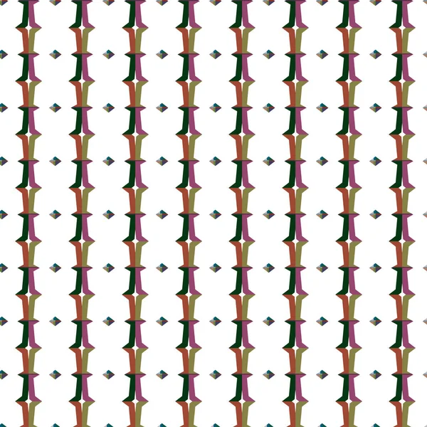 Nahtlose Muster Mit Geometrischen Formen Vektorillustration — Stockvektor