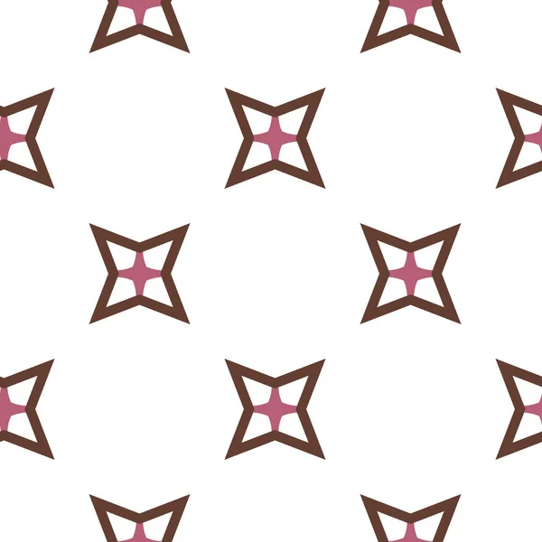 Motif Sans Couture Avec Des Formes Géométriques Illustration Vectorielle — Image vectorielle