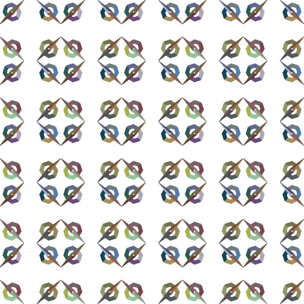 geometrik şekilli kusursuz desen