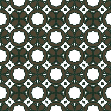 Geometrik şekilli kusursuz desen vektör çizimi