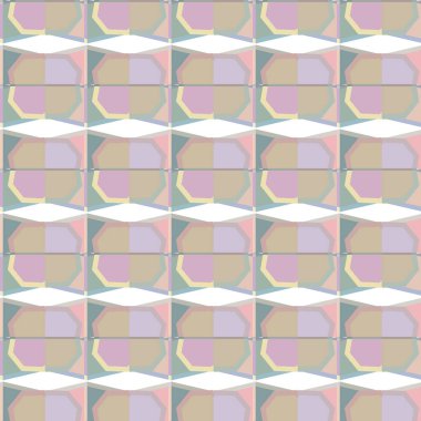 Geometrik şekilli kusursuz desen vektör çizimi