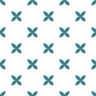 Geometrik şekilli kusursuz desen vektör çizimi