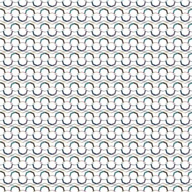 Geometrik şekilli kusursuz desen vektör çizimi