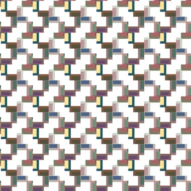 geometrik şekilli kusursuz desen