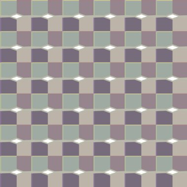 Geometrik şekilli kusursuz desen vektör çizimi