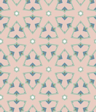 Geometrik şekilli kusursuz desen vektör çizimi