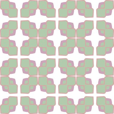 Geometrik şekilli kusursuz desen vektör çizimi