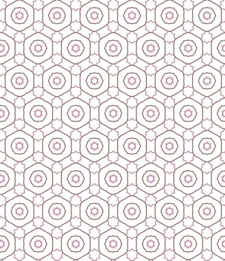 Geometrik şekilli kusursuz desen vektör çizimi