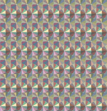 Geometrik şekilli kusursuz desen vektör çizimi