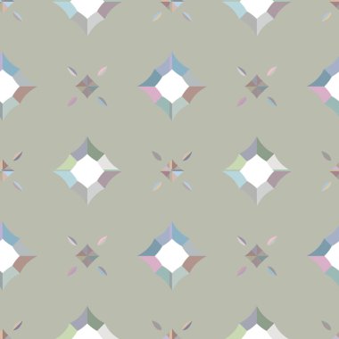 Geometrik şekilli kusursuz desen vektör çizimi