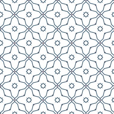 Geometrik şekilli kusursuz desen vektör çizimi