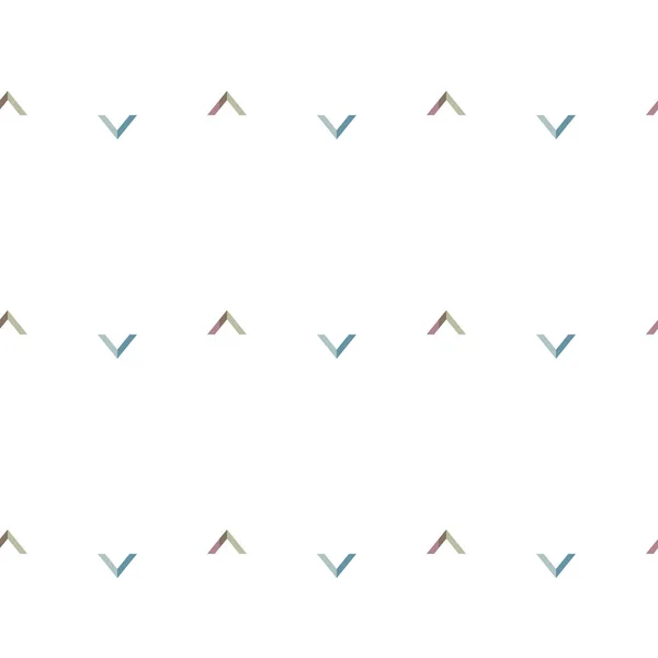 Nahtlose Muster Mit Geometrischen Formen Vektorillustration — Stockvektor