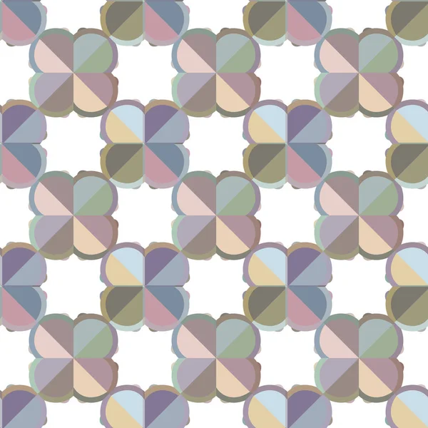 Geometrik şekilli kusursuz desen vektör çizimi