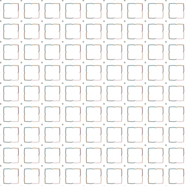 Nahtlose Muster Mit Geometrischen Formen Vektorillustration — Stockvektor