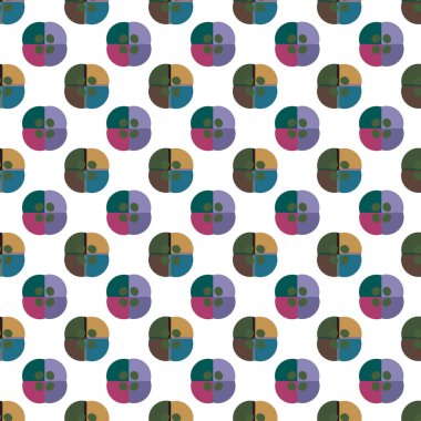 geometrik şekilli kusursuz desen