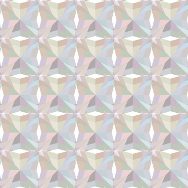 Geometrik şekilli kusursuz desen vektör çizimi