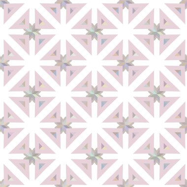 Geometrik şekilli kusursuz desen vektör çizimi