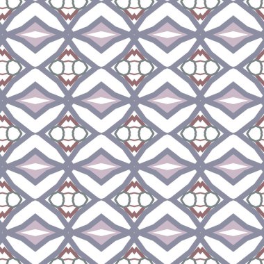 Geometrik şekilli kusursuz desen vektör çizimi
