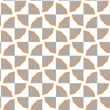 Geometrik şekilli kusursuz desen vektör çizimi