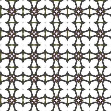 Geometrik şekilli kusursuz desen vektör çizimi