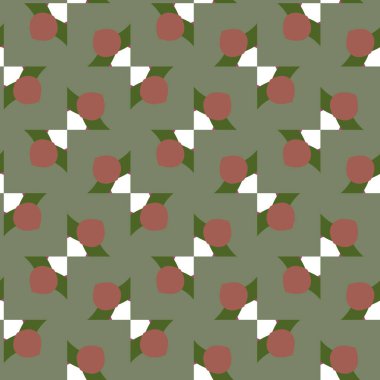 geometrik şekilli kusursuz desen