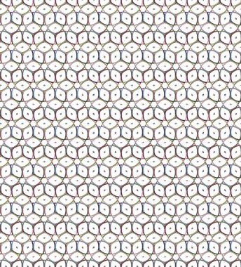 Geometrik şekilli kusursuz desen vektör çizimi