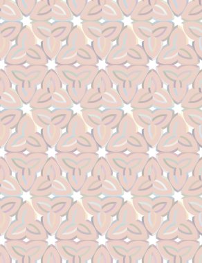 Geometrik şekilli kusursuz desen vektör çizimi