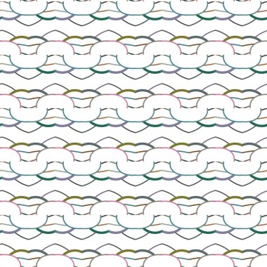 geometrik şekilli kusursuz desen