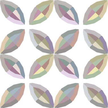 Geometrik şekilli kusursuz desen vektör çizimi