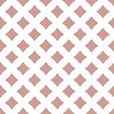 Geometrik şekilli kusursuz desen vektör çizimi