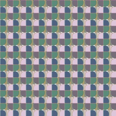 Geometrik şekilli kusursuz desen vektör çizimi