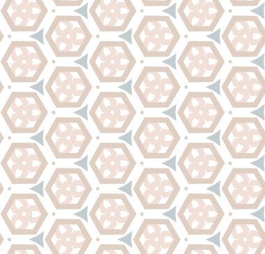 Geometrik şekilli kusursuz desen vektör çizimi