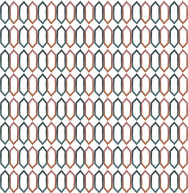 Geometrik şekilli kusursuz desen vektör çizimi