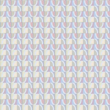 Geometrik şekilli kusursuz desen vektör çizimi