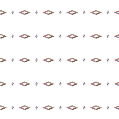 Geometrik şekilli kusursuz desen vektör çizimi