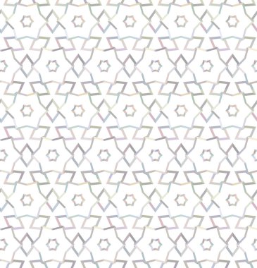 Geometrik şekilli kusursuz desen vektör çizimi