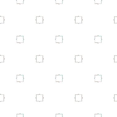 Geometrik şekilli kusursuz desen vektör çizimi