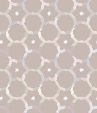 Geometrik şekilli kusursuz desen vektör çizimi